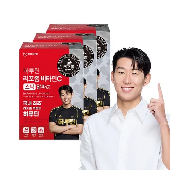 하루틴 리포좀 비타민C 스틱 알파α 30포 3개