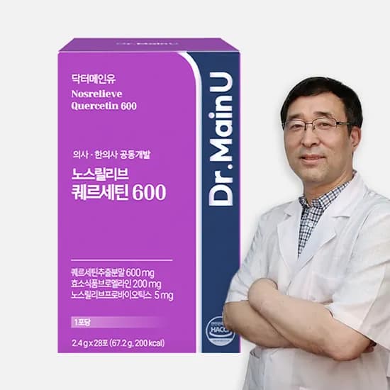 닥터메인유 노스릴리브 퀘르세틴 600 브로멜라인 케르세틴 프로폴리스 28포 1개