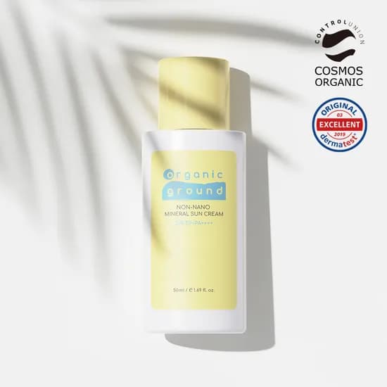 오가닉그라운드 유기농 선크림 논나노 무기자차 선크림 50ml SPF50+ PA++++