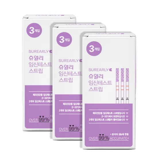 슈얼리 임신테스트기 스트립 9회분 임테기
