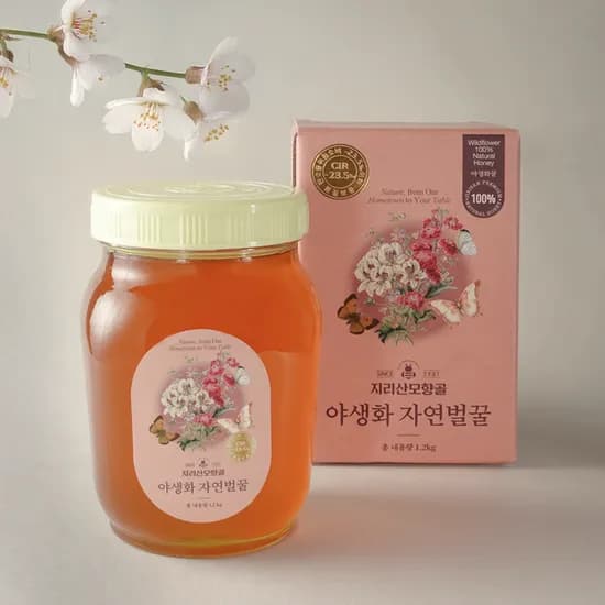 지리산모향골 국산 천연 벌꿀 야생화꿀, 1.2kg, 1개
