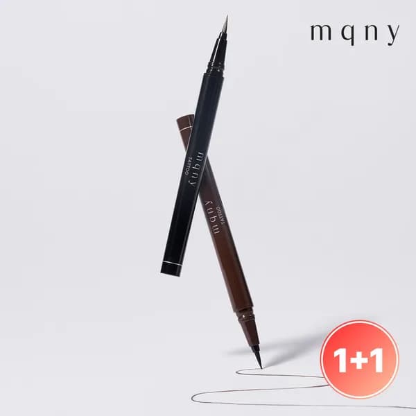 mqny 워터프루프 타투 펜 아이라이너 0.5g 2종 리퀴드 라이너 눈화장 점막아이라이너 붓펜 11,900원