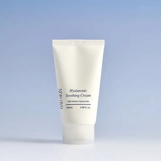 배드스킨 히알루로닉 수딩 크림 100ml 수면팩 수분 진정