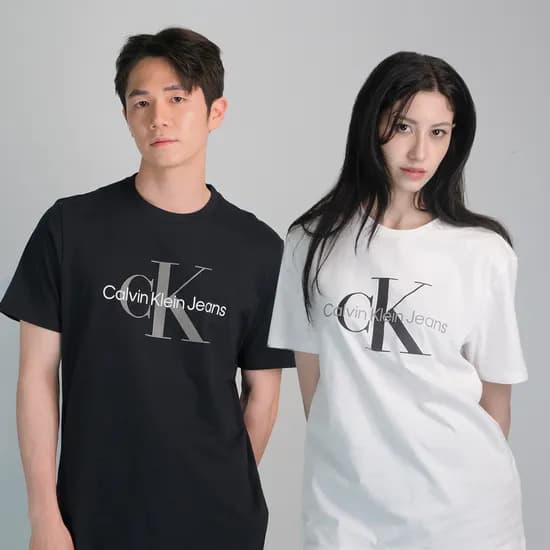 캘빈클라인 S/S 모노그램 크루넥 티셔츠
