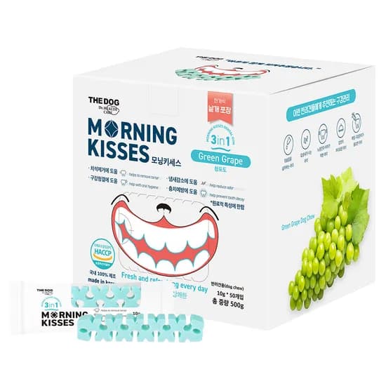 더독 모닝키세스 청포도 500g 1개