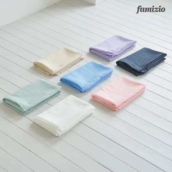 파미지오 달라붙지않는 스노우 시어서커 가벼운 여름이불 7color