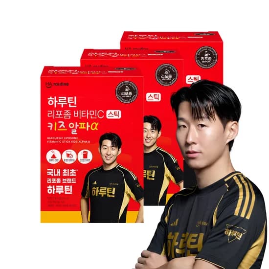 하루틴 어린이 리포좀비타민C 스틱 키즈 30포, 3개