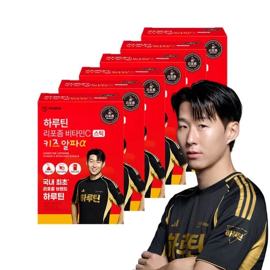 하루틴 어린이 리포좀비타민c 스틱 키즈 30포, 6개