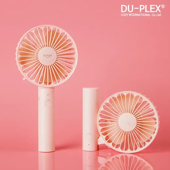 듀플렉스 휴대용선풍기 손선풍기 미니 선풍기 DP-691MF 핑크