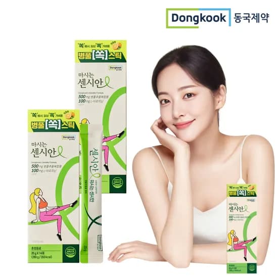 동국제약 마시는 센시안 아르기닌 병풀추출복합물 스틱 14포, 2개