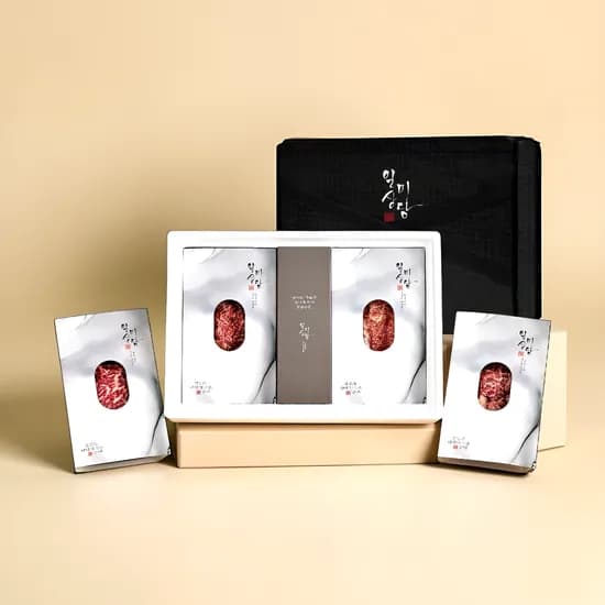 한우 1++ 미식구이 4종 선물세트 930g 구이용 소고기