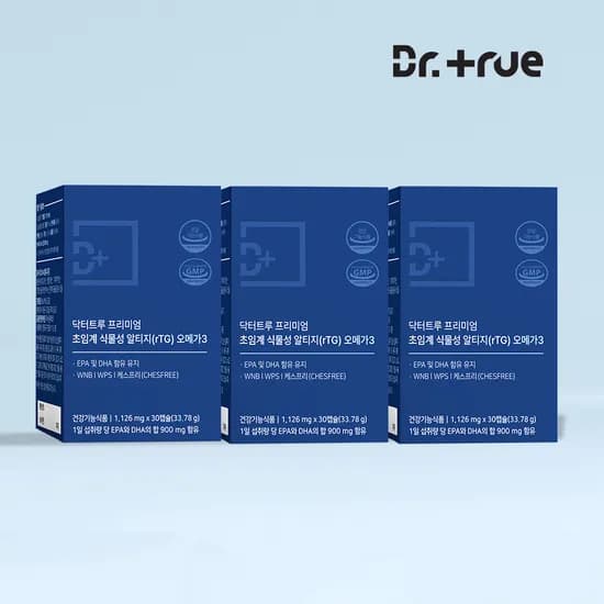 닥터트루 초임계 식물성 알티지 오메가3 30캡슐, 3개