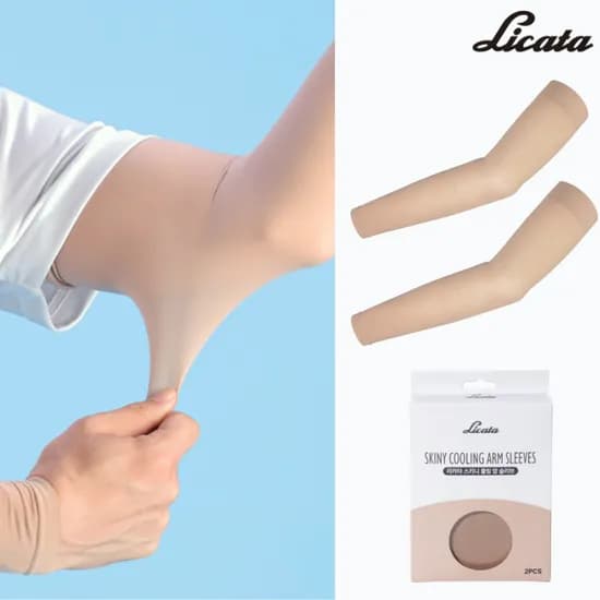 리카타 스키니 쿨링 암 슬리브 자외선차단 기능성 쿨 팔토시 골프 러닝 스포츠