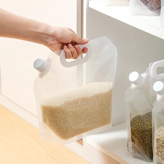 키텐실 가정용 쌀통 쌀보관 잡곡통 곡물 보관 밀가루 통 1kg