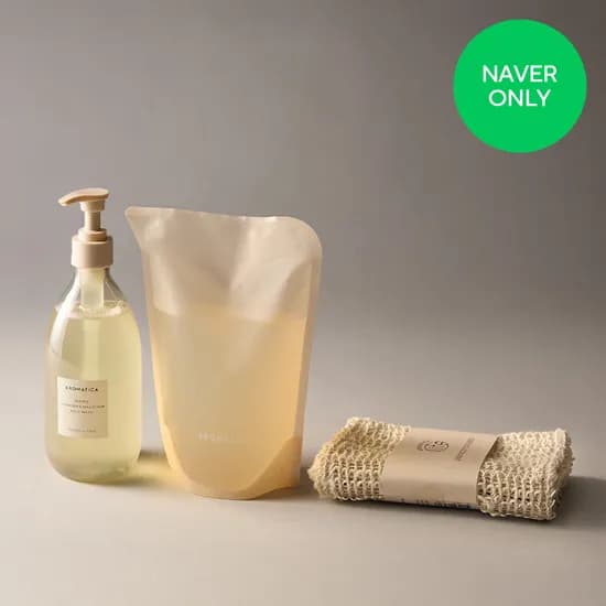 아로마티카 서렌 대용량 바디워시 라벤더 & 마조람 1L 세트 (500ML+500ML) 바디 클렌져 바디샤워 샤워젤 바디워시추천