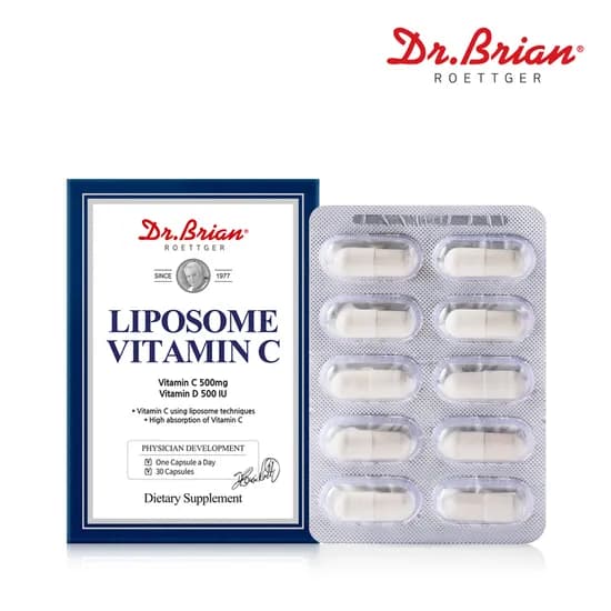 닥터브라이언 리포좀 비타민C 리포조말 비타민씨 500mg 30캡슐, 1개