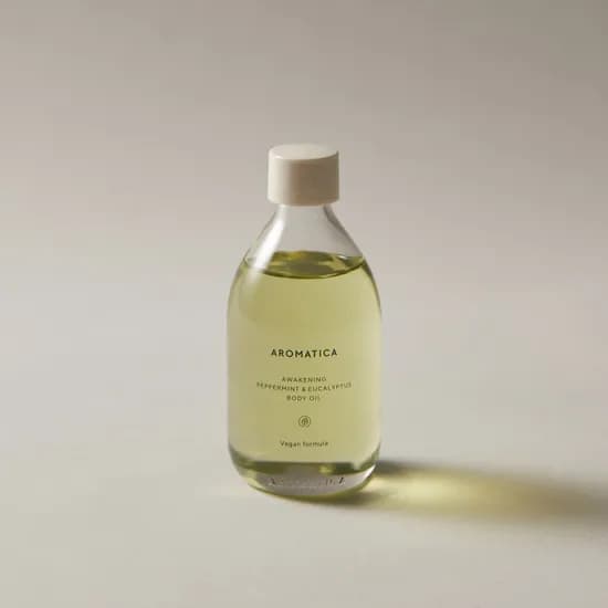 아로마티카 어웨이크닝 쿨링 바디오일 페퍼민트&유칼립투스 100ml 보습 마사지