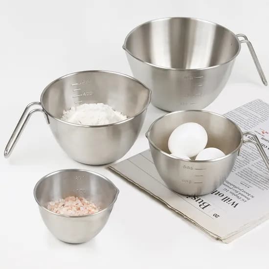 국산 304스텐 믹싱 계량컵 4종 세트(250~1200ml)