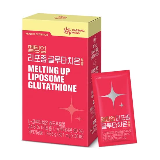 웰라이프 멜팅업 리포좀 글루타치온 필름 321mg 30매 1개