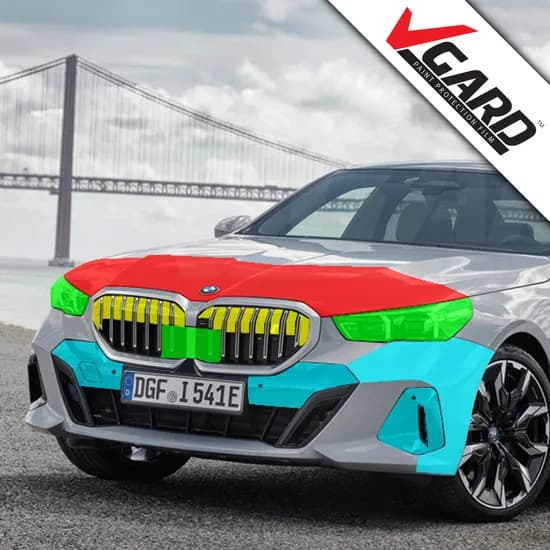 BMW 신형 5시리즈 G60 PPF필름 부분구매 A B C D필러 브이가드
