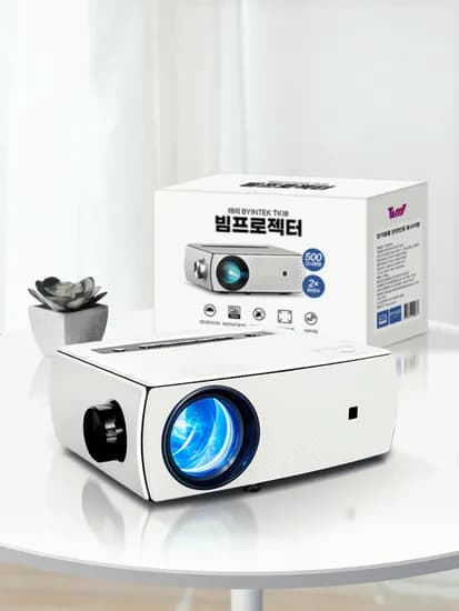 빔프로젝터 가정용 미니빔 프로젝트 저소음 캠핑용 홈시어터 FHD 태리 TK18 299,000원