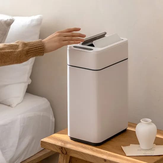 다룸 스마트 자동 센서 미니 쓰레기통 10L 냄새차단 인테리어 휴지통