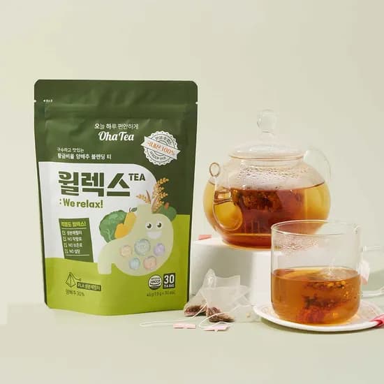 프리미엄 윌렉스 속쓰림 위에좋은차 음식 양배추차 위건강 생분해필터