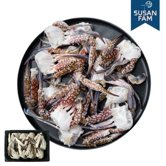 국내산 서해안 손질꽃게 500g 절단 꽃게 가을 냉동