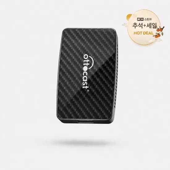 오토캐스트 Play2Video Pro 유튜브 및 넷플릭스 가능 무선 안드로이드 오토 앤 애플 카플레이 올인원 어댑터