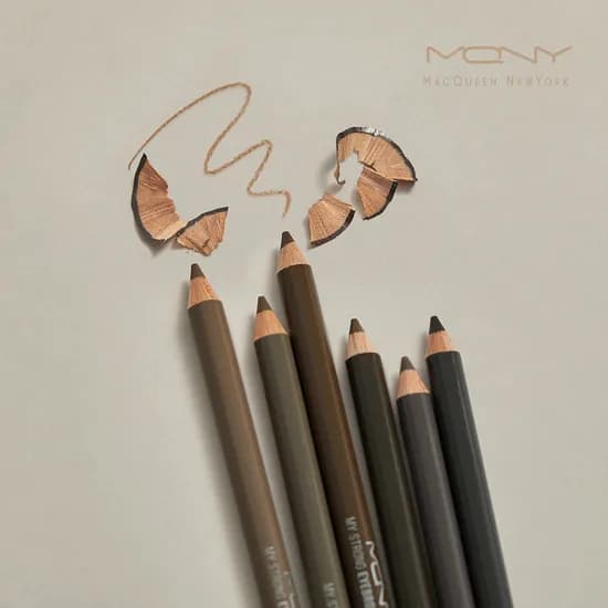 MQNY 마이스트롱 아이브로우 펜슬 1.2g 6종 (샤프너미포함) /퍼스널컬러 눈썹펜슬 남자눈썹