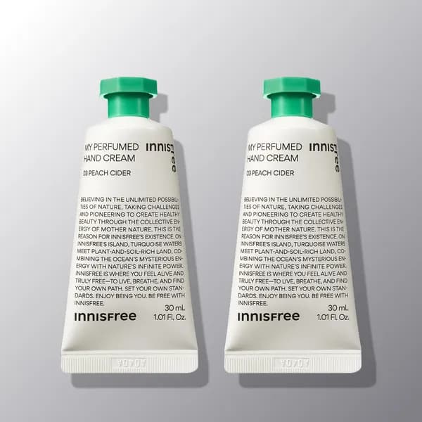이니스프리 마이 퍼퓸드 핸드크림 30mL 03 피치 사이다 6,000원