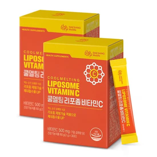 웰라이프 쿨멜팅 리포좀 비타민C (2g) 30포, 2개