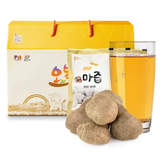 정읍 생마로 만든 둥근마 마즙 마진액