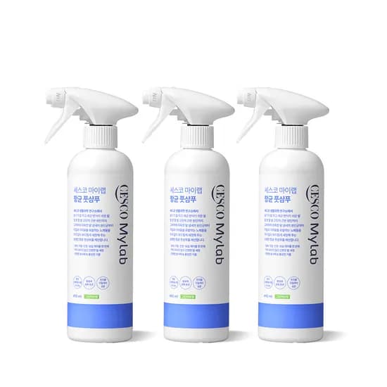 세스코 마이랩 항균 풋샴푸 490ml, 3개