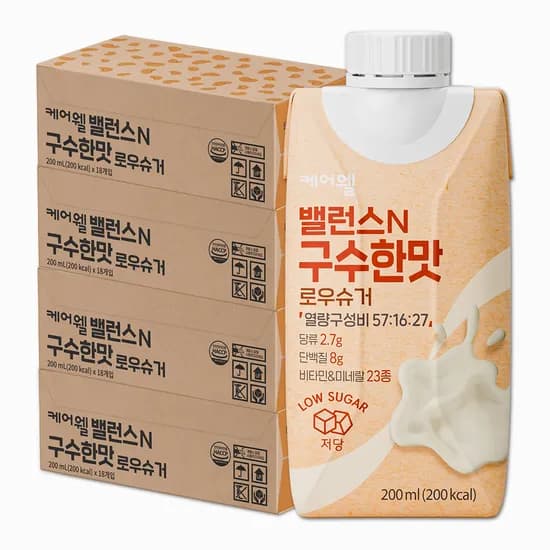 케어웰 밸런스N 구수한맛 로우슈거 200ml 72개