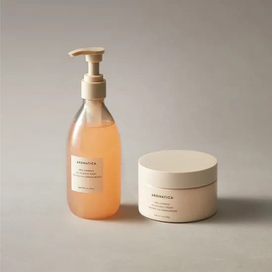 아로마티카 멜로우니스 오일 인 바디워시 290ML & 바디크림 200G 2종 세트