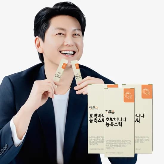 한포유 호박바나나 농축스틱 15g X 14포, 3개