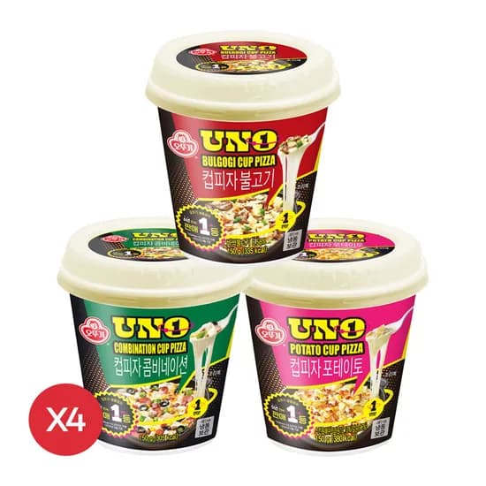 오뚜기 떠먹는 컵피자 불고기+콤비네이션+포테이토 각 4개 총 12개 외 3종