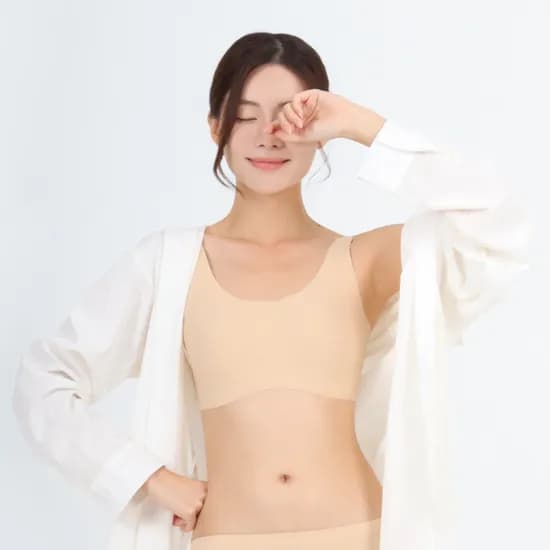더조이브라 이지프레스 미니마이저 가슴작아보이는 압박브라 큰가슴 모아주는 심리스 스포츠 보정