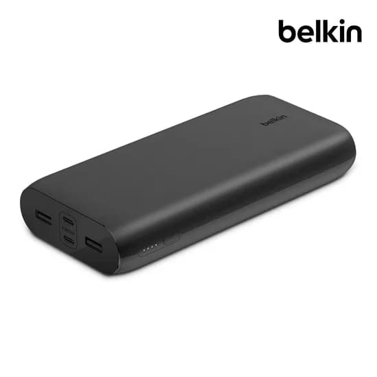 벨킨 26000mAh 4포트 32W PD PPS 고속 충전 보조배터리 BPB016bt 비행기 기내 반입