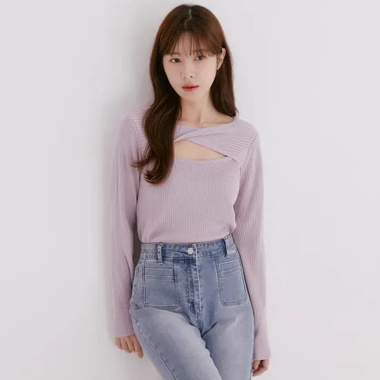로엠 꼬임넥 스웨터 RMKAE23R12