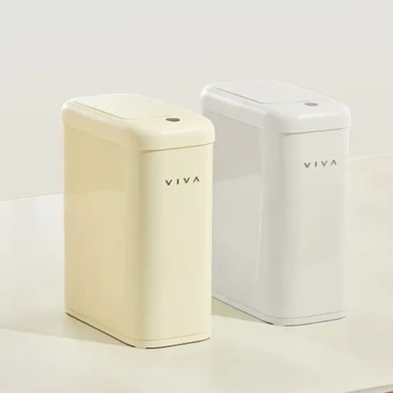 슬림 틈새 자동 센서 휴지통 10L 화장실 종량제 냄새차단 쓰레기통