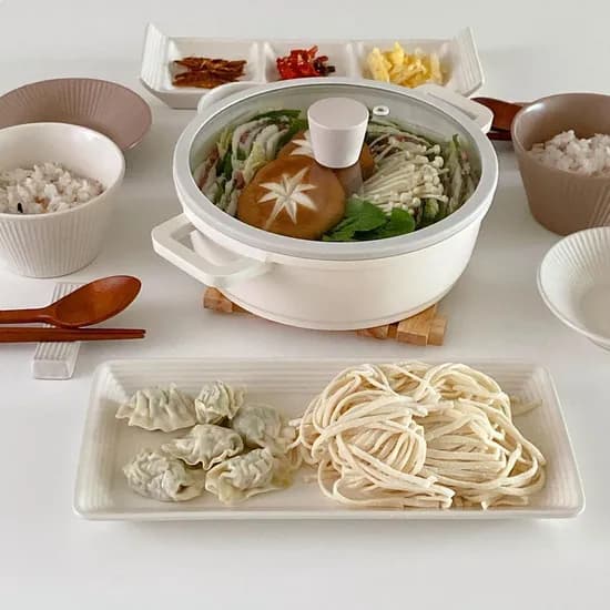 국내생산 어스 인덕션 겸용 찌개 전골냄비 20cm 아이보리