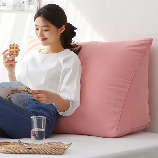 팜데코 침대 삼각 등받이쿠션 3size/12colors