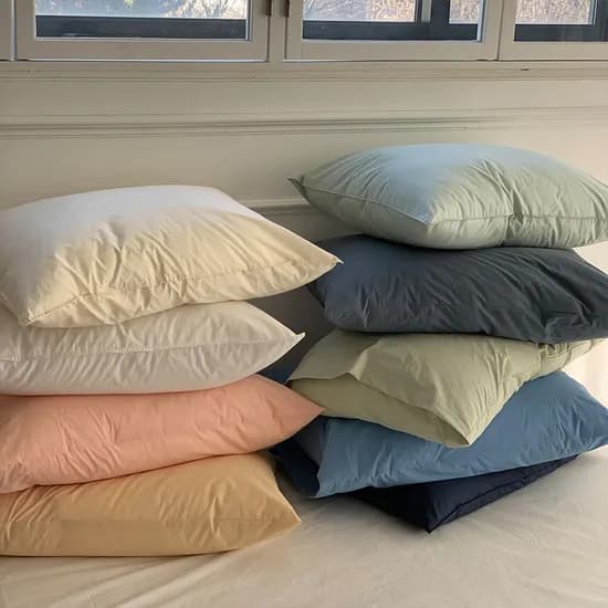 세이지 고밀도 면100% 먼지없는 사각사각 베개커버 9 colors