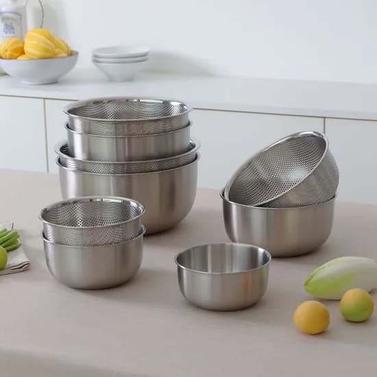 Cook304 스텐 믹싱볼 9종 세트