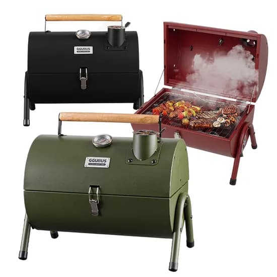 카고 바베큐그릴 휴대용 직화 훈제 캠핑 야외용 석쇠 BBQ
