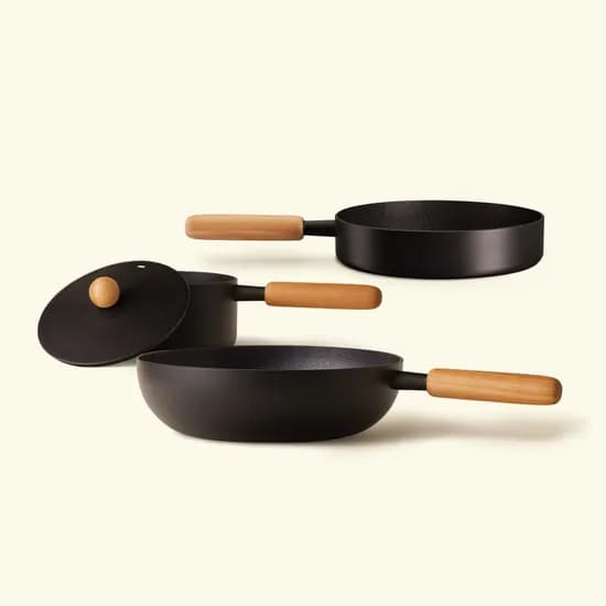 국산 이노블 코팅 구들 쿡웨어 3종 세트(18냄비+24팬+28웍) 153,000원