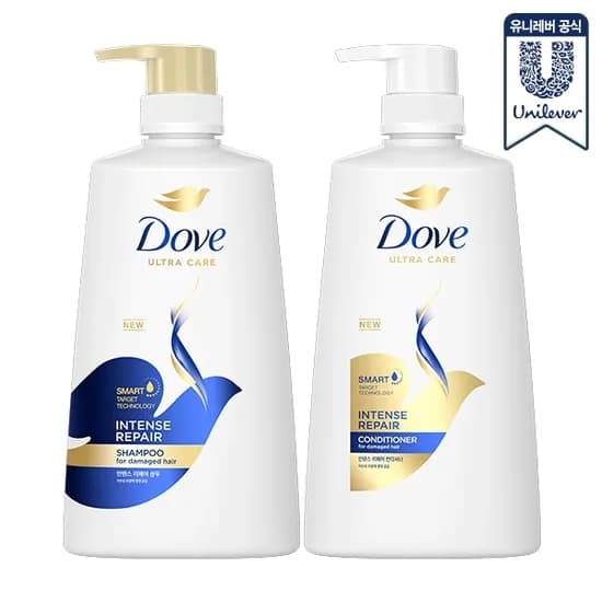 도브 인텐스 샴푸 680ml 2개