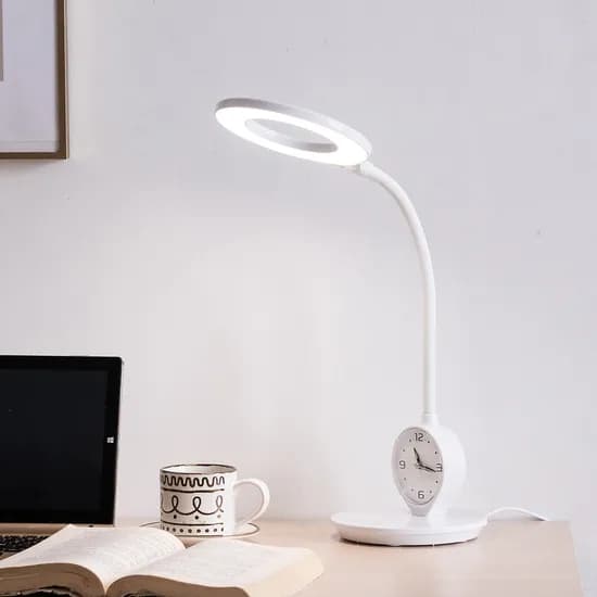 일리아나 시계 겸용 LED 스탠드 SL-R378